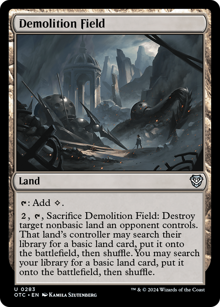 Demolition Field [Outlaws of Thunder Junction Commander] | Devastation Store
