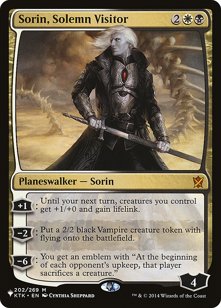 Sorin, Solemn Visitor [The List Reprints] | Devastation Store