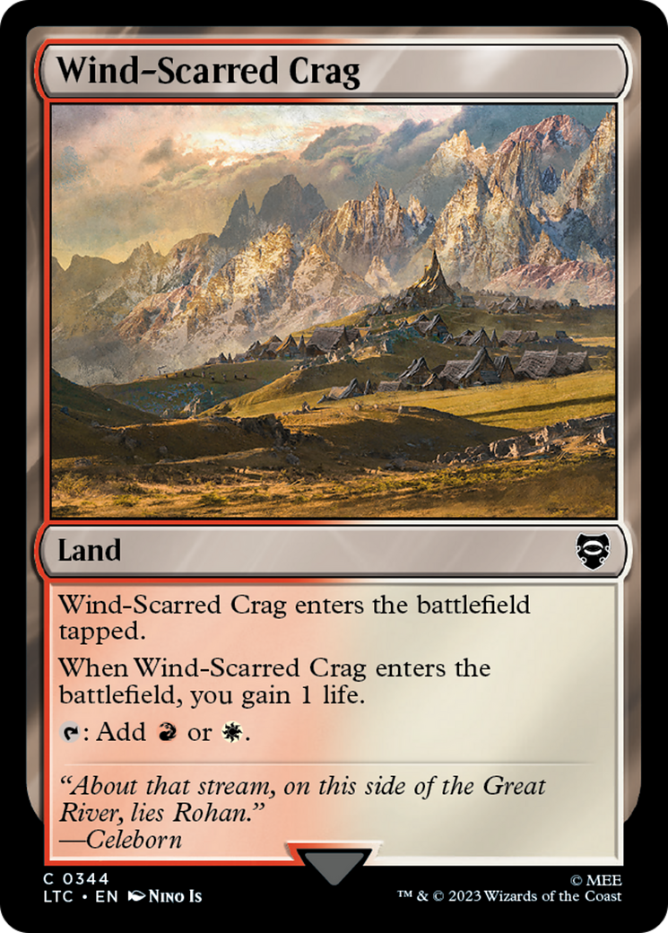 Wind-Scarred Crag [The Lord of the Rings: Tales of Middle-Earth Commander] | Devastation Store