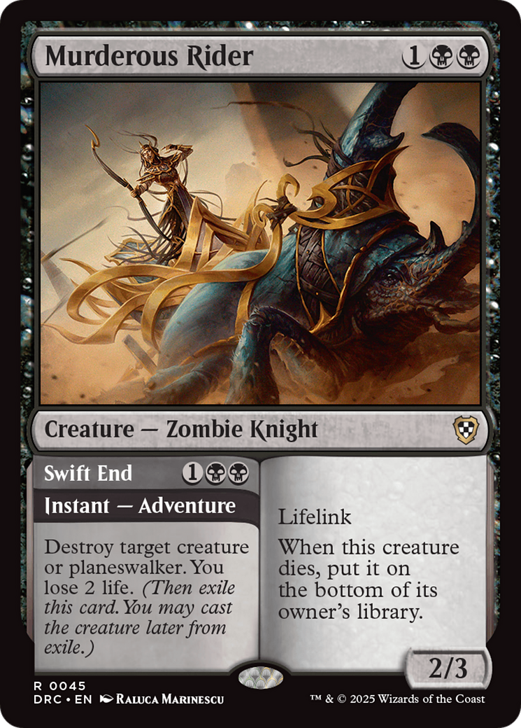 Murderous Rider [Aetherdrift Commander] | Devastation Store