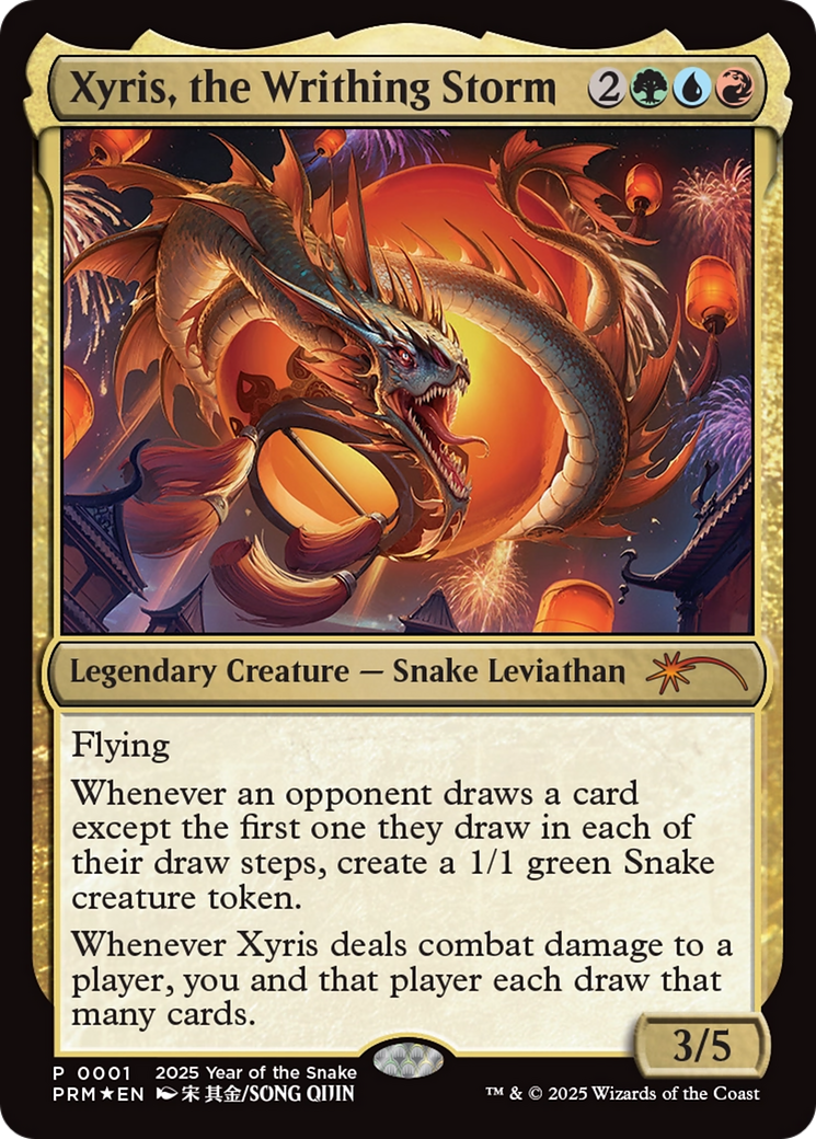 Xyris, the Writhing Storm (Year of the Snake 2025) [Standard Showdown Promos] | Devastation Store