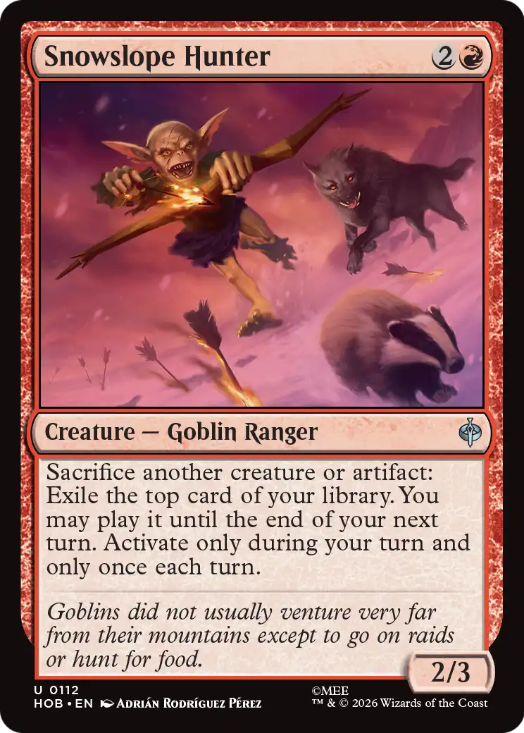 Snowslope Hunter [The Hobbit] | Devastation Store