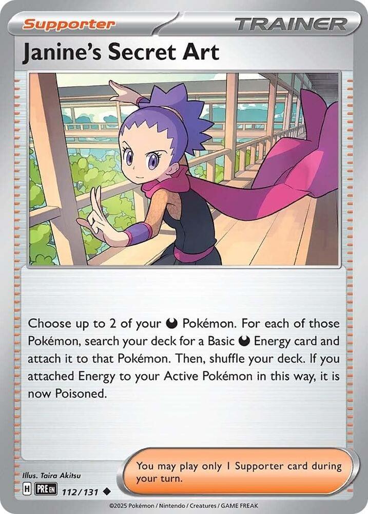 Janine's Secret Art (112/131) [Scarlet & Violet: Prismatic Evolutions] | Devastation Store