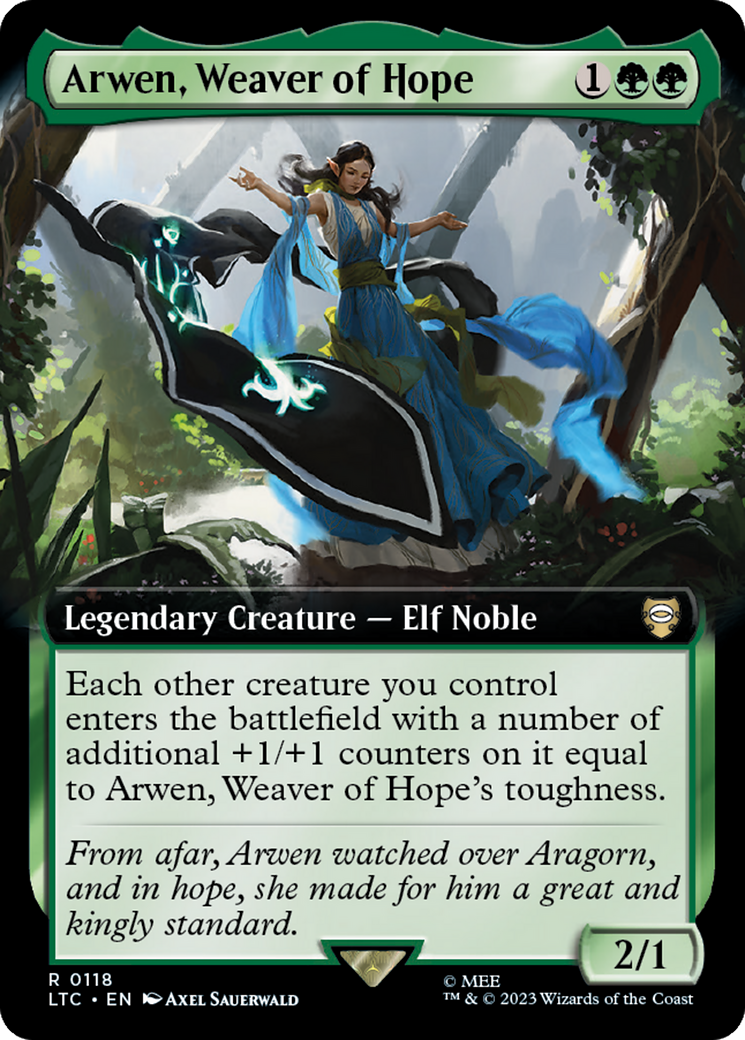 Arwen, Weaver of Hope (Extended Art) [The Lord of the Rings: Tales of Middle-Earth Commander] | Devastation Store
