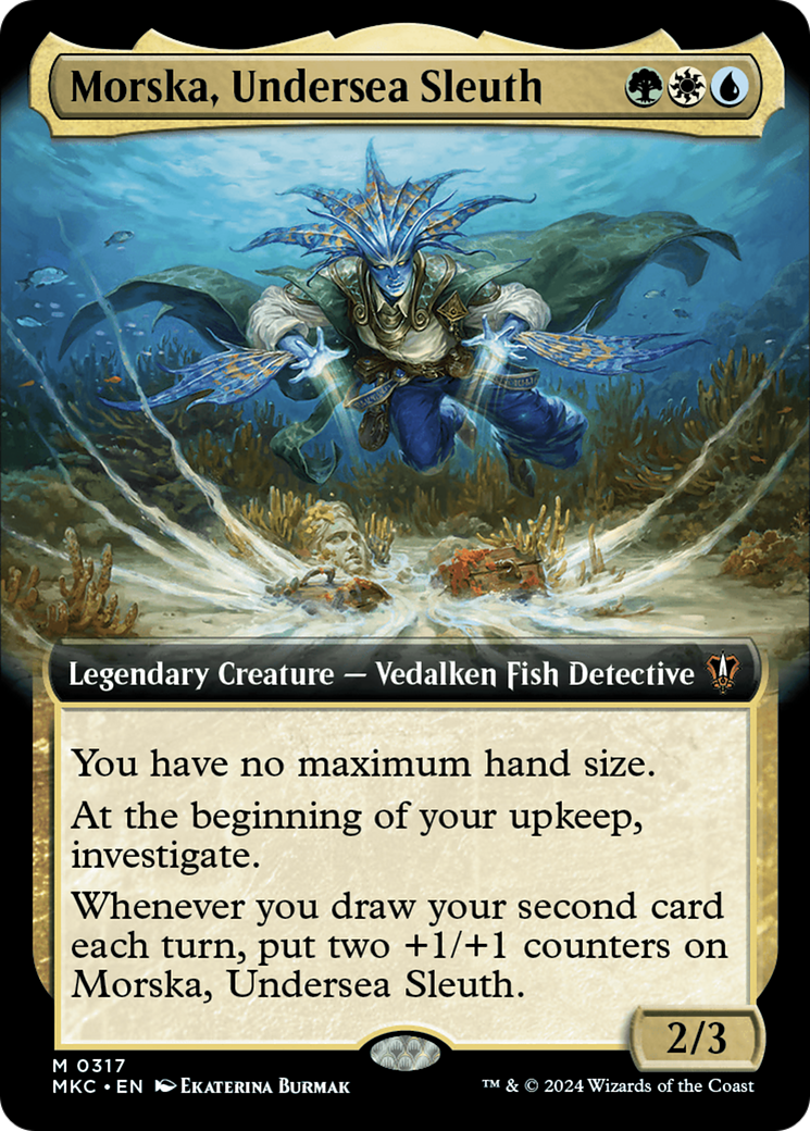 Morska, Undersea Sleuth (Extended Art) [Murders at Karlov Manor Commander] | Devastation Store