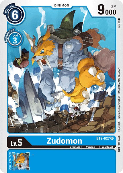 Zudomon [BT2-027] (Official Tournament Pack Vol.3) [Release Special Booster Promos] | Devastation Store