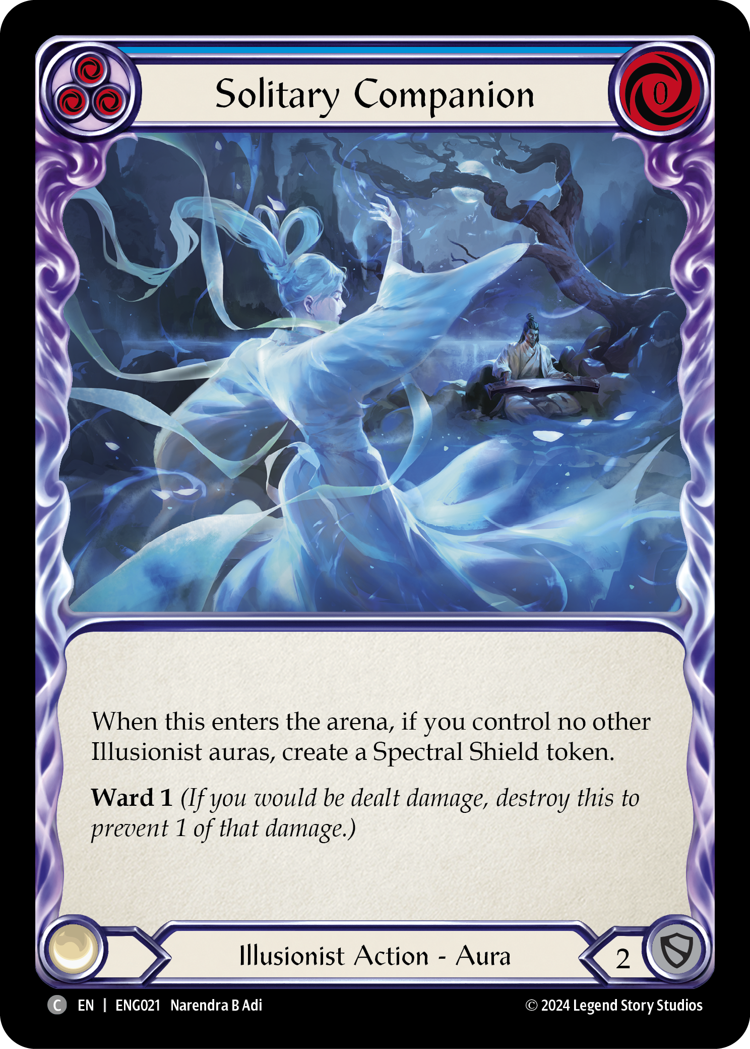 Solitary Companion [ENG021] (Part the Mistveil Enigma Blitz Deck) | Devastation Store