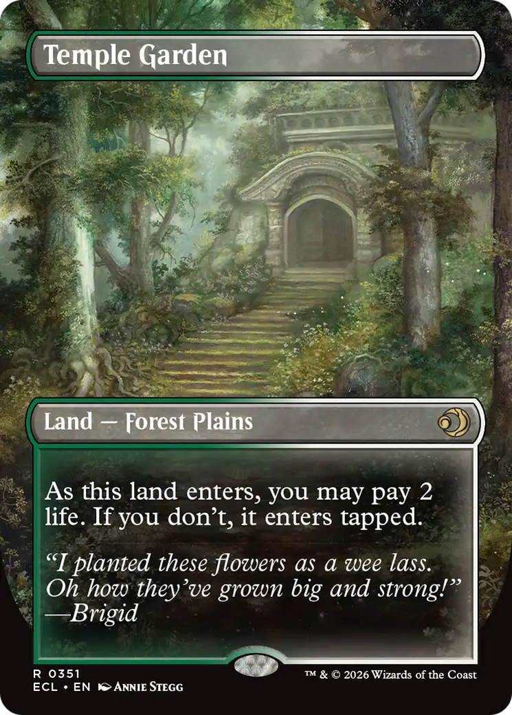 Temple Garden (Borderless) [Lorwyn Eclipsed] | Devastation Store