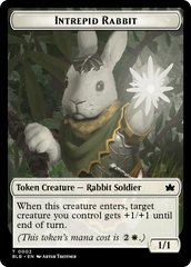 Wall // Intrepid Rabbit Double-Sided Token [Bloomburrow Tokens] | Devastation Store