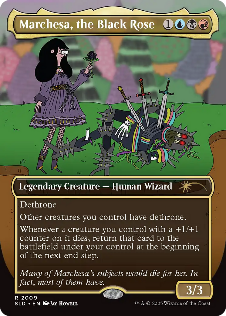 Marchesa, the Black Rose (Rainbow Foil) [Secret Lair Drop Series] | Devastation Store