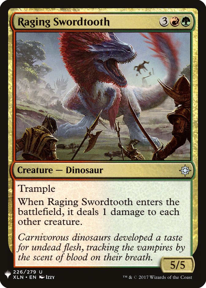 Raging Swordtooth [Mystery Booster] | Devastation Store