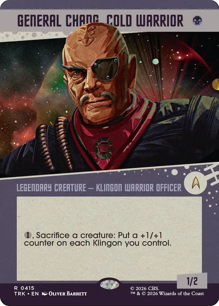 General Chang, Cold Warrior (0415) (Showcase) [Star Trek] | Devastation Store