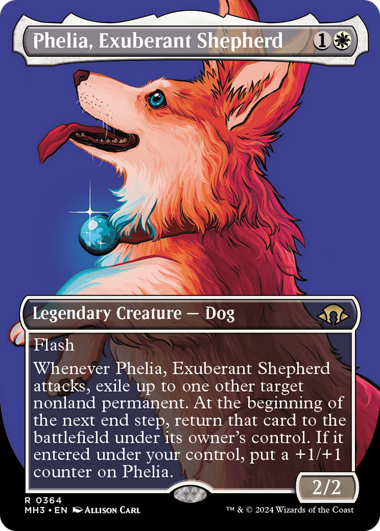 Phelia, Exuberant Shepherd (Borderless) [Modern Horizons 3] | Devastation Store