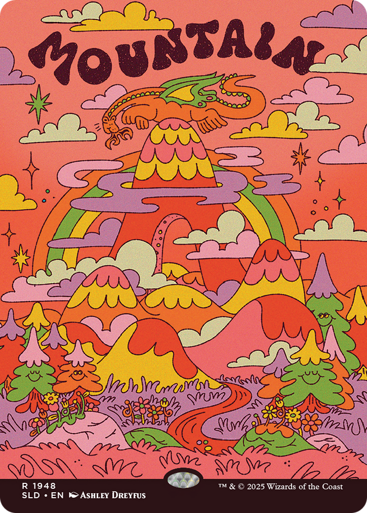 Mountain (1948) (Rainbow Foil) [Secret Lair Drop Series] | Devastation Store