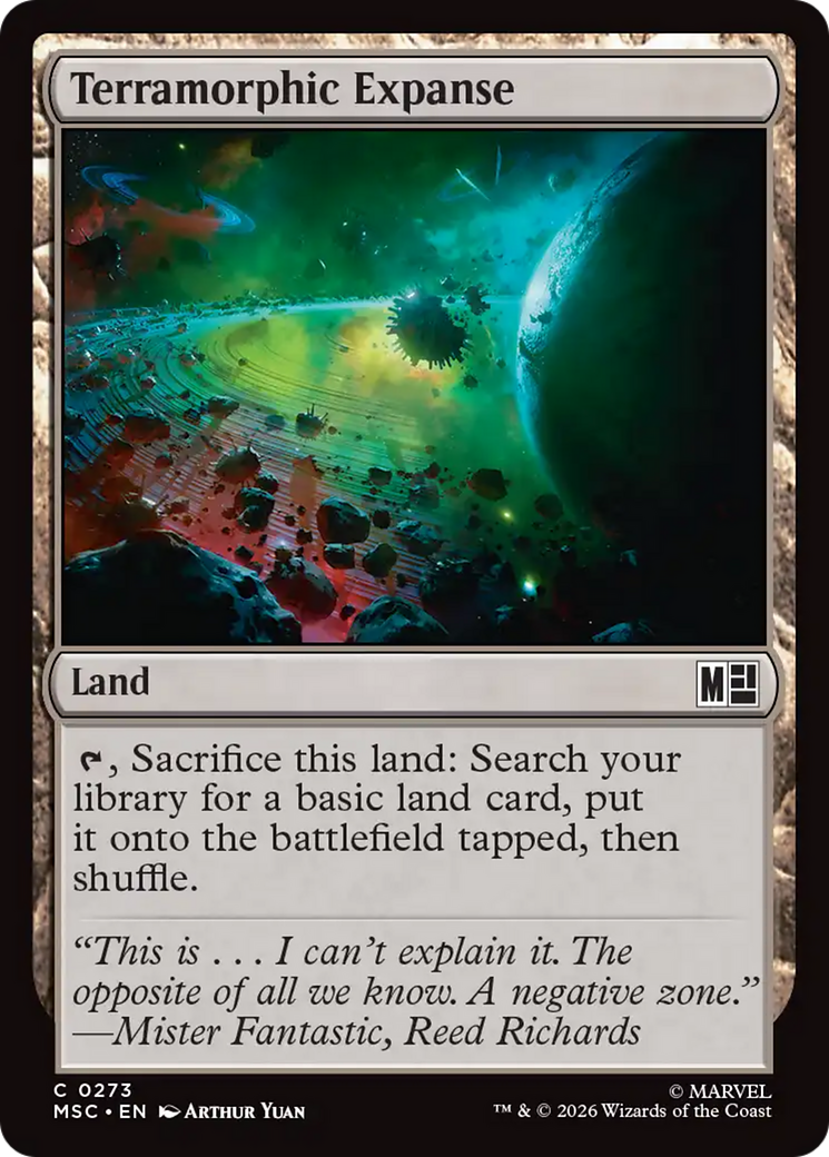 Terramorphic Expanse (0273) (Surge Foil) [Marvel Super Heroes Commander] | Devastation Store