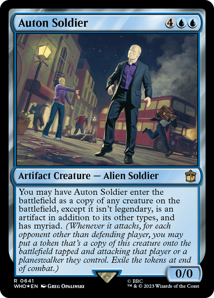 Auton Soldier (Surge Foil) [Doctor Who] | Devastation Store