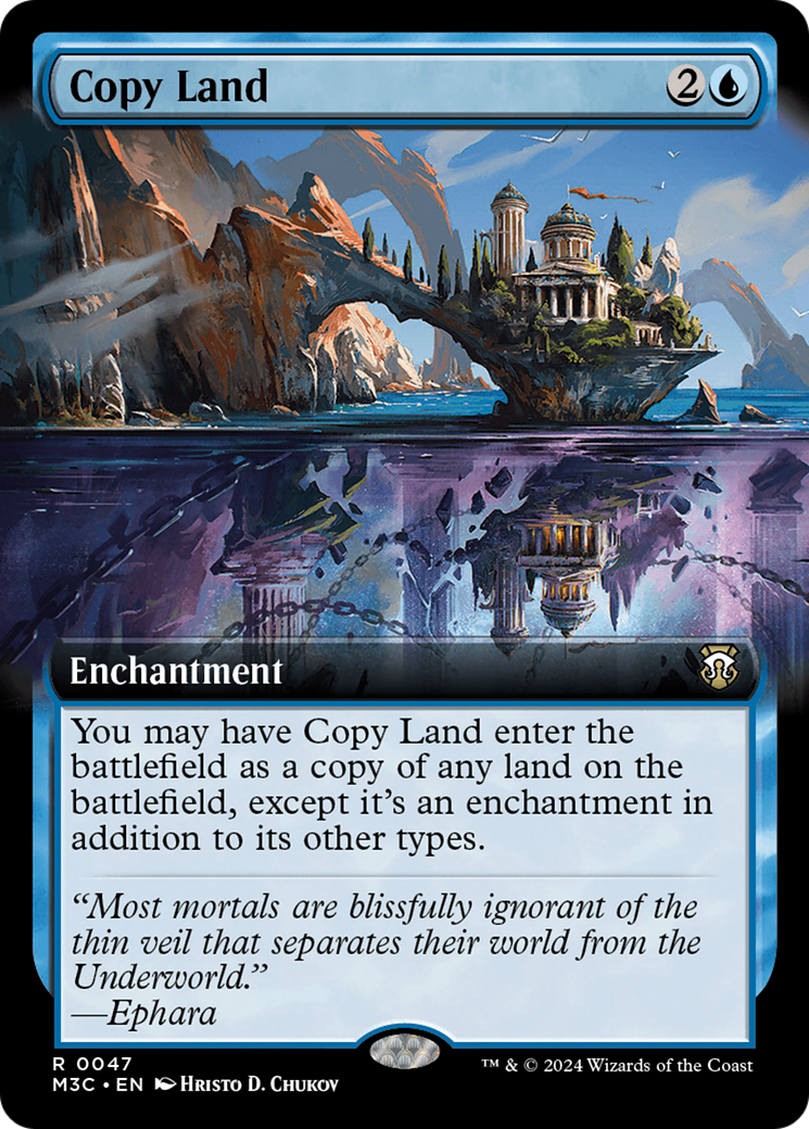 Copy Land (Extended Art) [Modern Horizons 3 Commander] | Devastation Store
