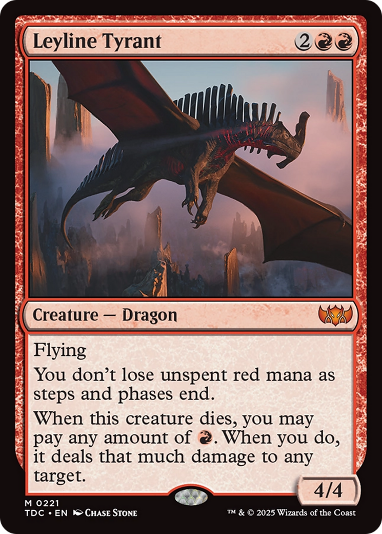 Leyline Tyrant [Tarkir: Dragonstorm Commander] | Devastation Store