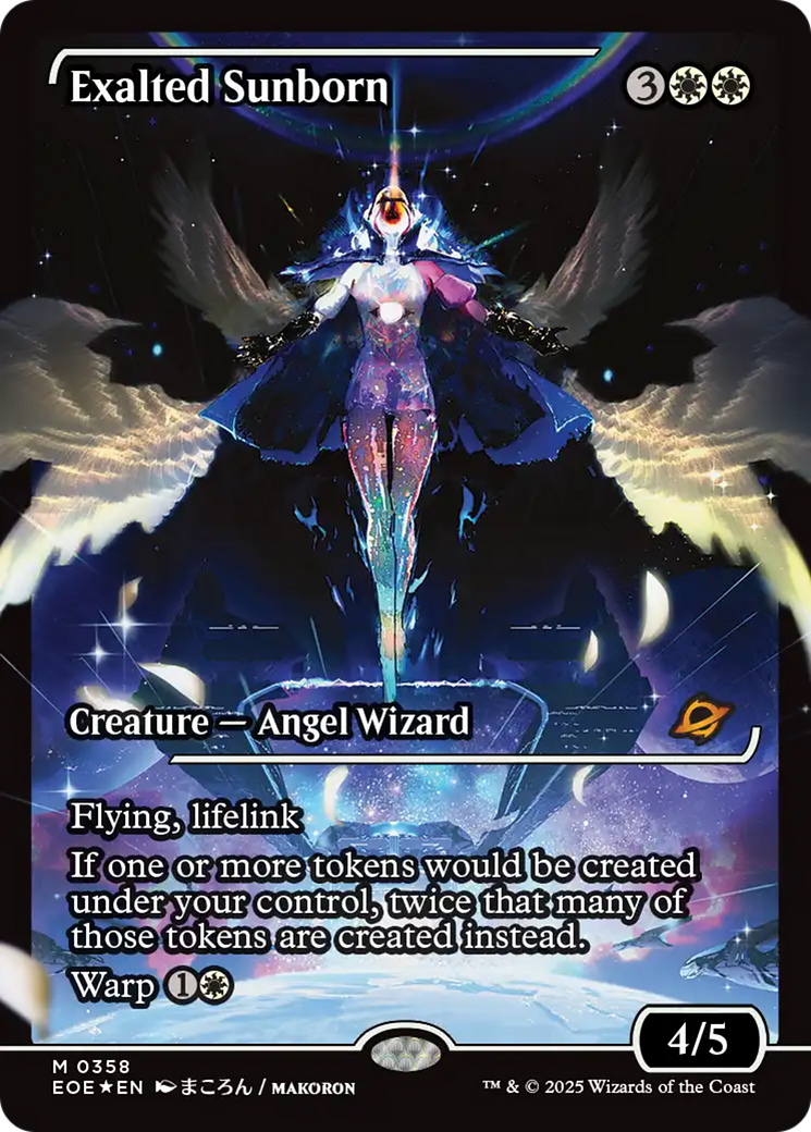 Exalted Sunborn (Showcase) [Edge of Eternities] | Devastation Store