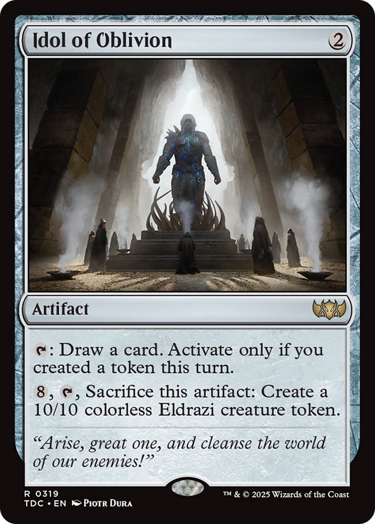 Idol of Oblivion [Tarkir: Dragonstorm Commander] | Devastation Store