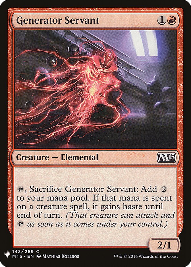 Generator Servant [Mystery Booster] | Devastation Store