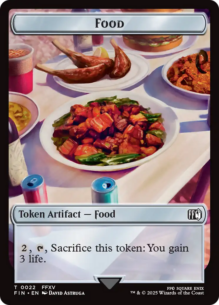 Hero (0003) // Food Double-Sided Token [FINAL FANTASY Tokens] | Devastation Store