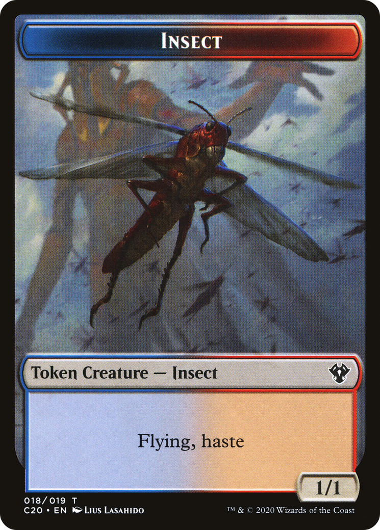 Treasure // Insect Double-Sided Token [Secret Lair: Heads I Win, Tails You Lose Tokens] | Devastation Store