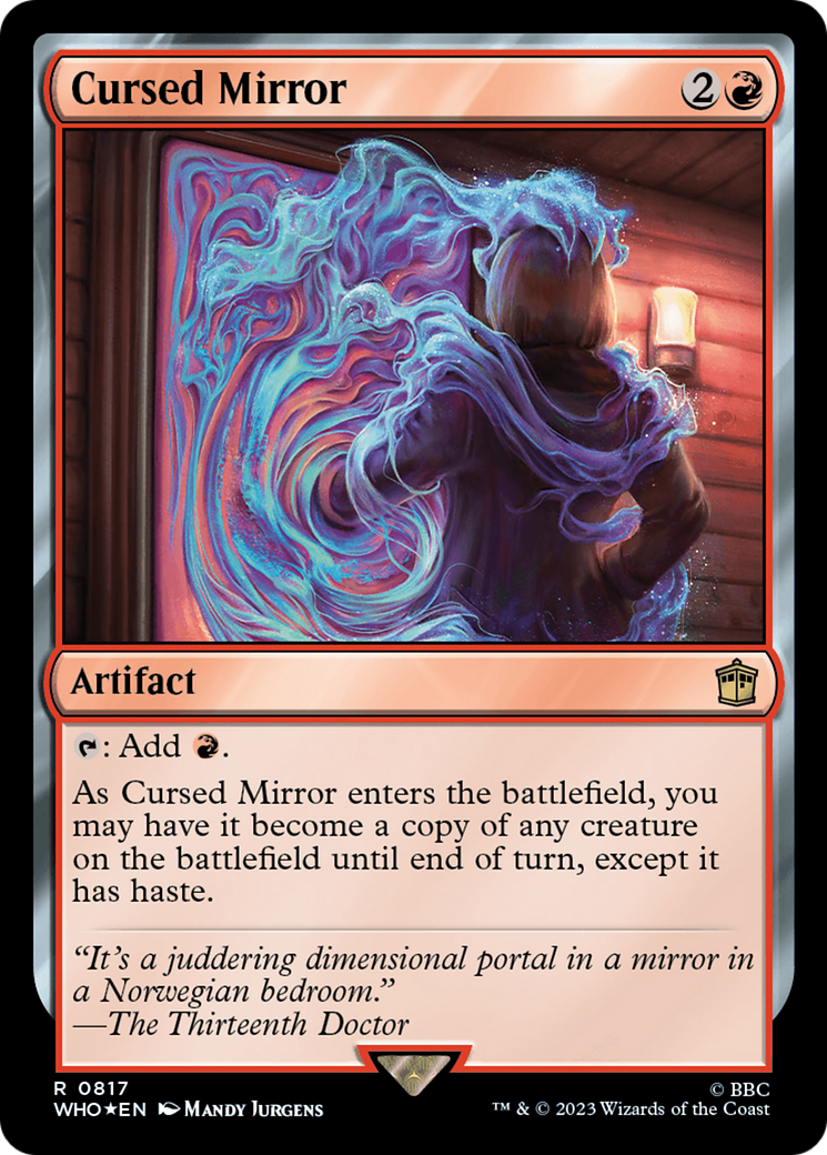 Cursed Mirror (Surge Foil) [Doctor Who] | Devastation Store