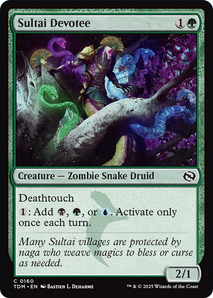 Sultai Devotee [Tarkir: Dragonstorm] | Devastation Store