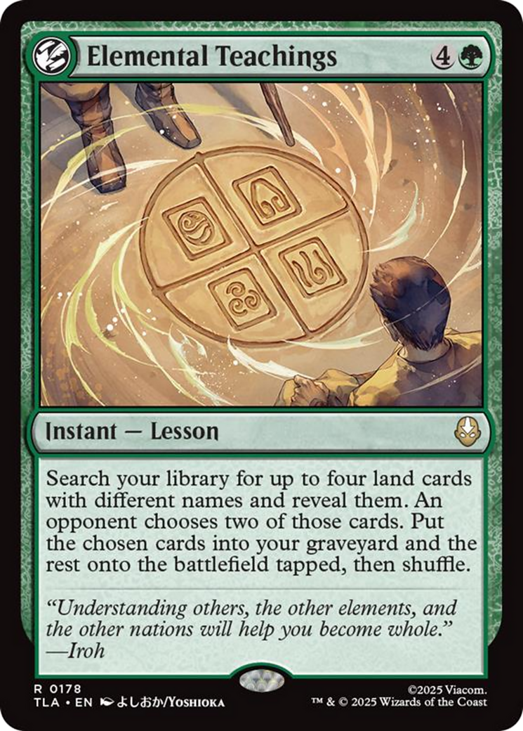 Elemental Teachings [Avatar: The Last Airbender] | Devastation Store