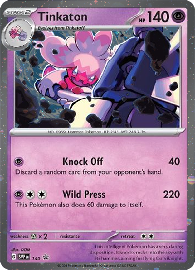 Tinkaton (SVP140) (Cosmos Holo) [SV: Scarlet & Violet Promo Cards] | Devastation Store