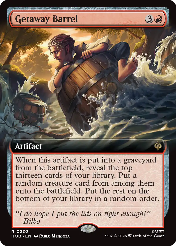Getaway Barrel (Extended Art) [The Hobbit] | Devastation Store