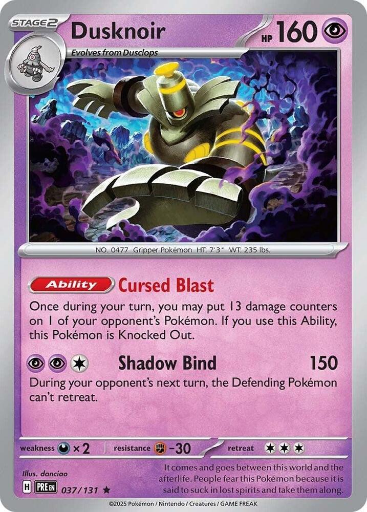 Dusknoir (037/131) [Scarlet & Violet: Prismatic Evolutions] | Devastation Store