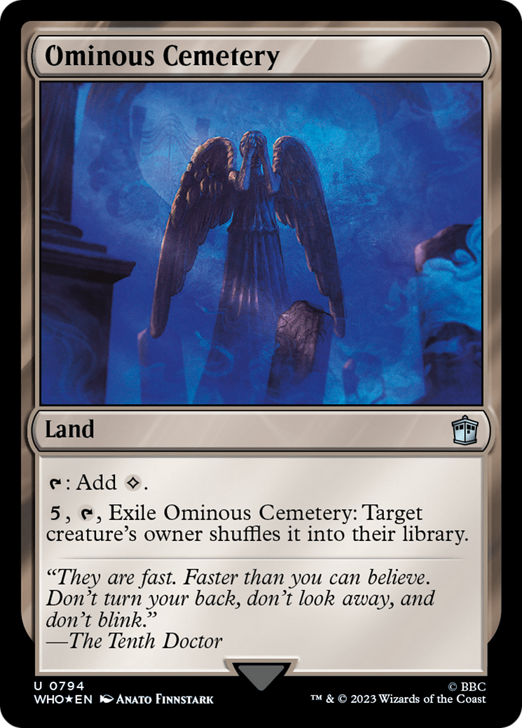 Ominous Cemetery (Surge Foil) [Doctor Who] | Devastation Store