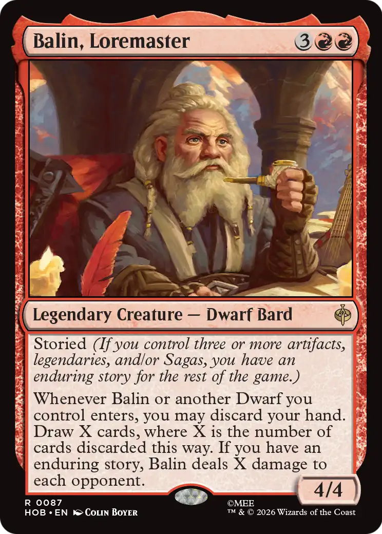 Balin, Tremaster [The Hobbit] | Devastation Store