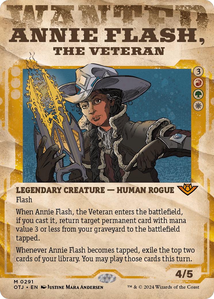 Annie Flash, the Veteran (Showcase) [Outlaws of Thunder Junction] | Devastation Store