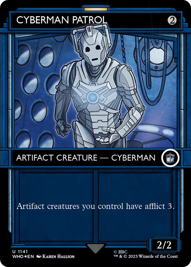 Cyberman Patrol (Showcase) (Surge Foil) [Doctor Who] | Devastation Store