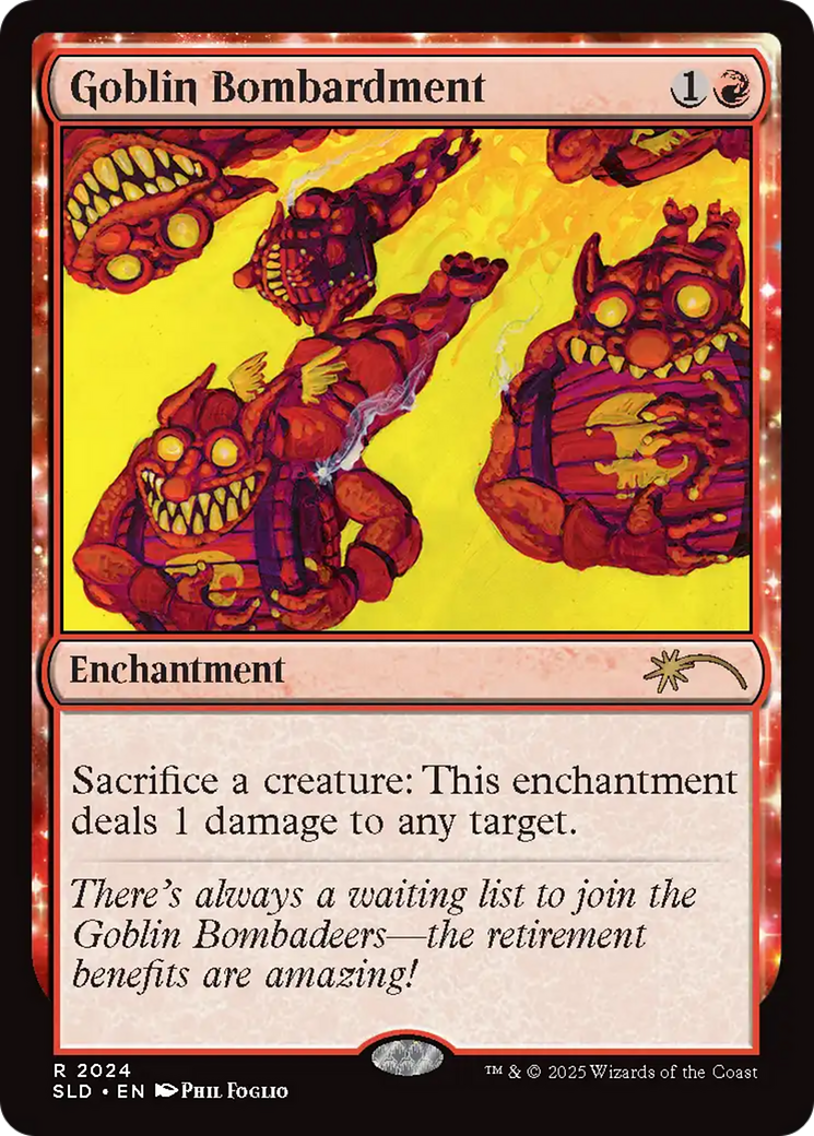 Goblin Bombardment (2024) (Rainbow Foil) [Secret Lair Drop Series] | Devastation Store