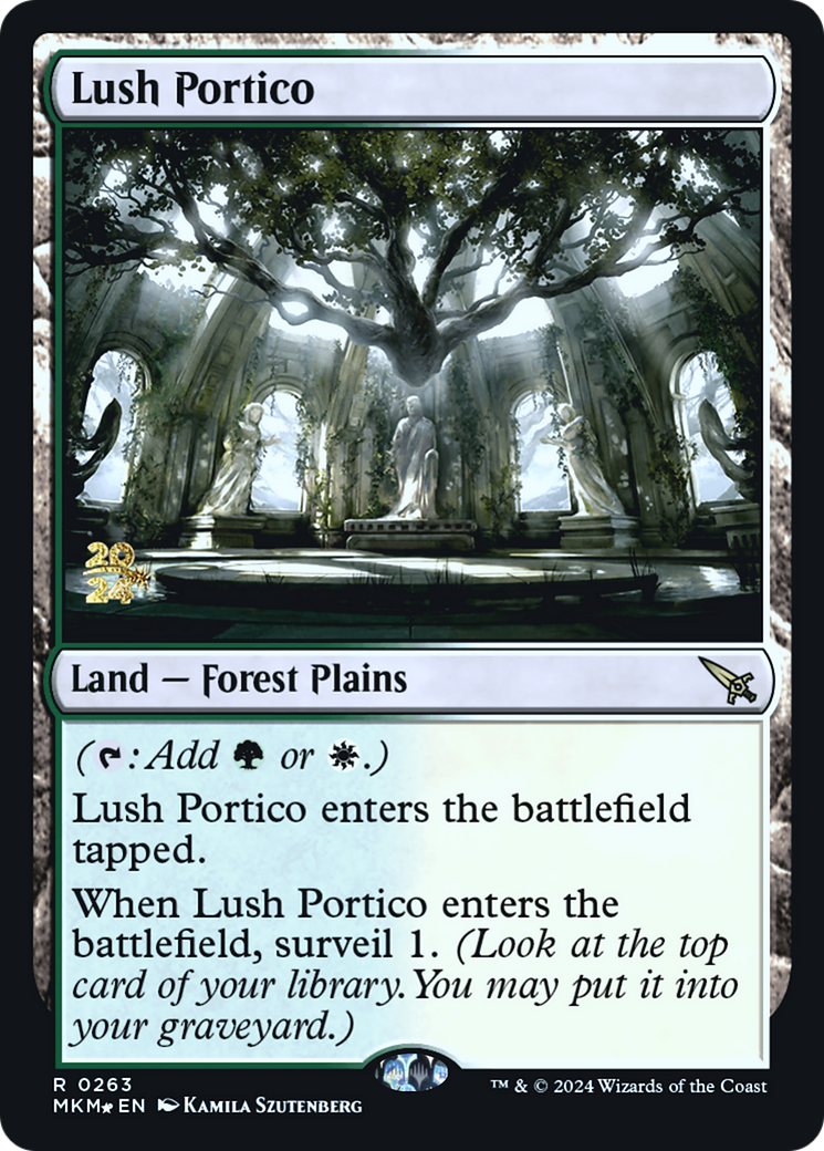 Lush Portico [Murders at Karlov Manor Prerelease Promos] | Devastation Store