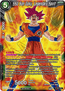 SSG Son Goku, Legendary Spirit (P-312) [Promotion Cards] | Devastation Store