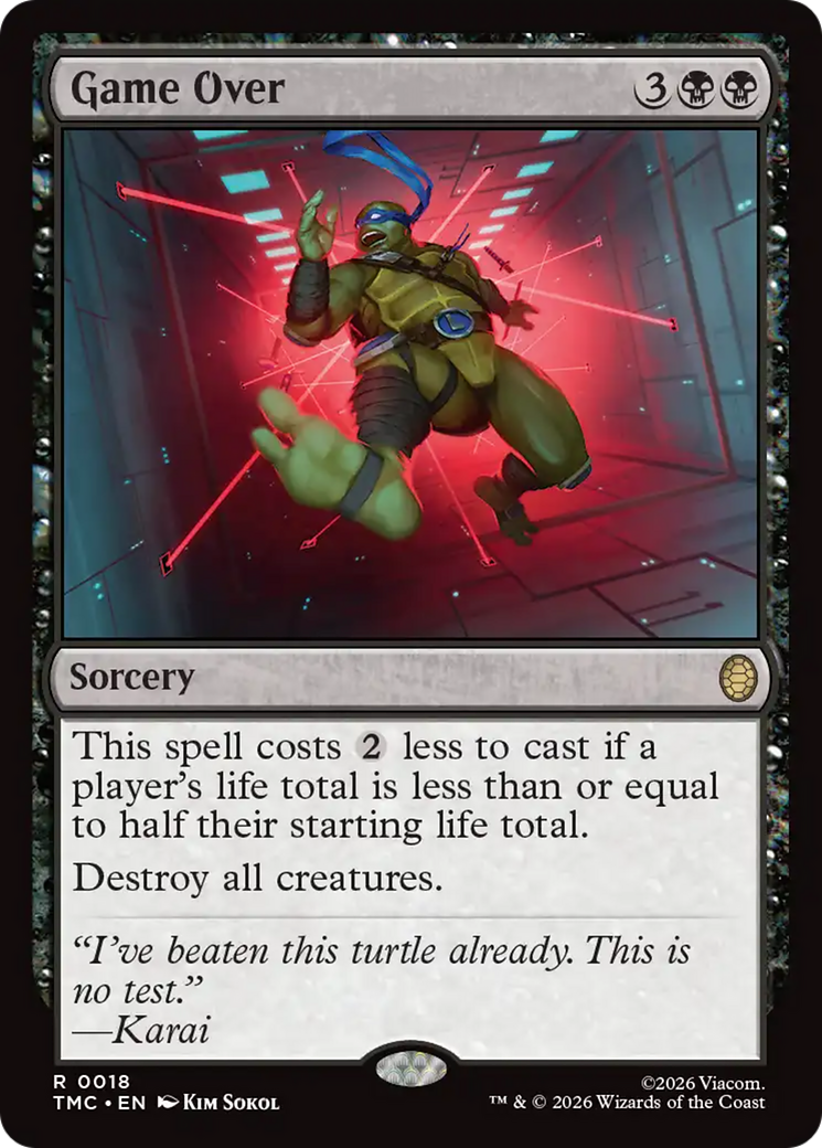 Game Over [Teenage Mutant Ninja Turtles Commander] | Devastation Store