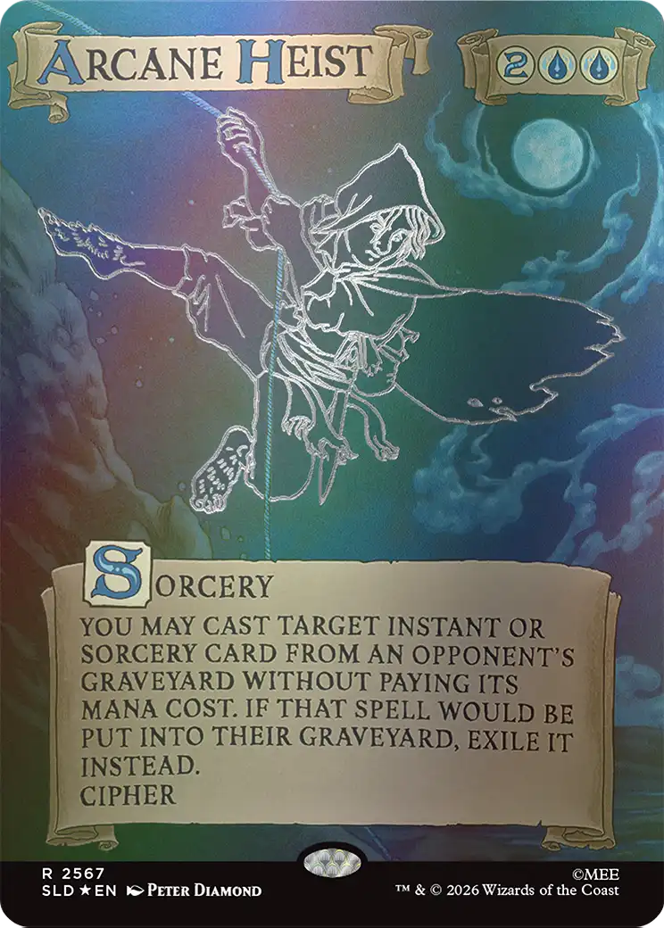 Arcane Heist (Out Of Sight Foil) [Secret Lair Drop Series] | Devastation Store