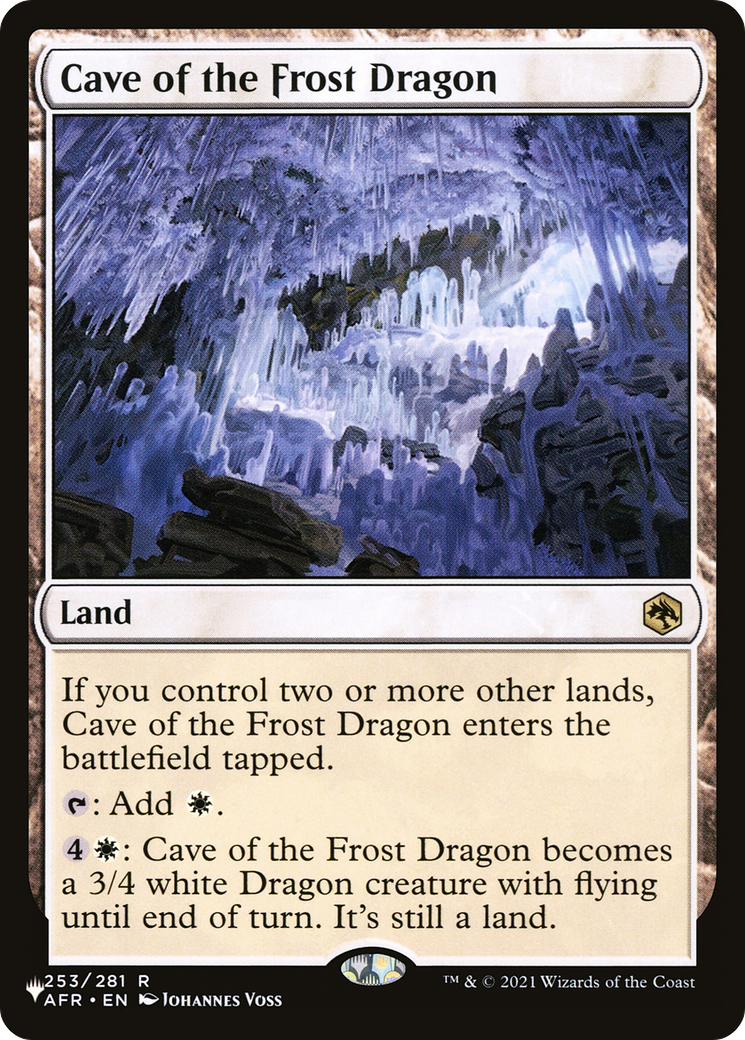 Cave of the Frost Dragon [The List] | Devastation Store