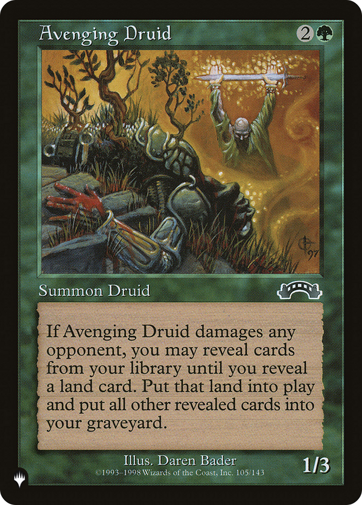 Avenging Druid [The List Reprints] | Devastation Store