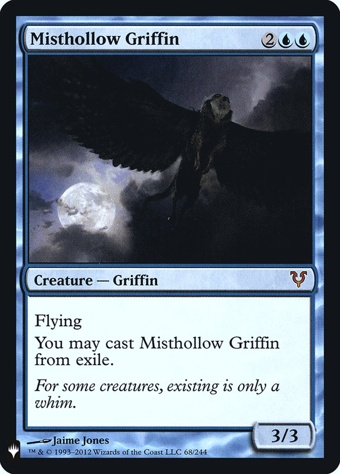 Misthollow Griffin [Mystery Booster] | Devastation Store