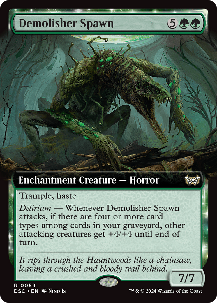 Demolisher Spawn (Extended Art) [Duskmourn: House of Horror Commander] | Devastation Store