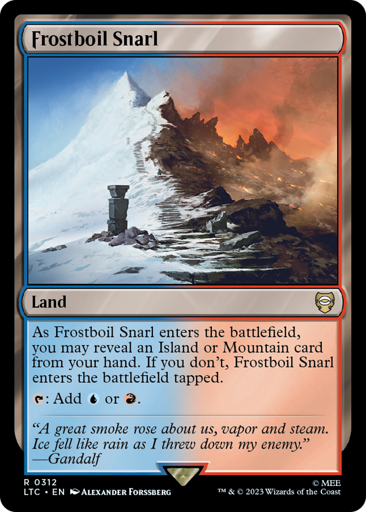 Frostboil Snarl [The Lord of the Rings: Tales of Middle-Earth Commander] | Devastation Store