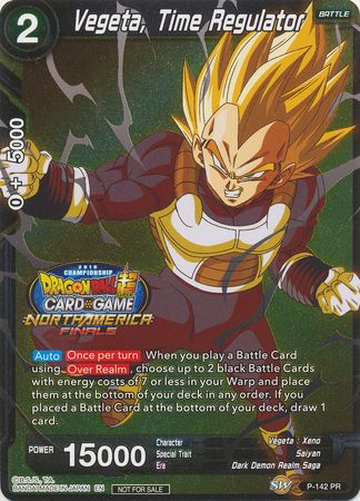 Vegeta, Time Regulator (Championship Final 2019) (Finalist) (P-142) [Tournament Promotion Cards] | Devastation Store