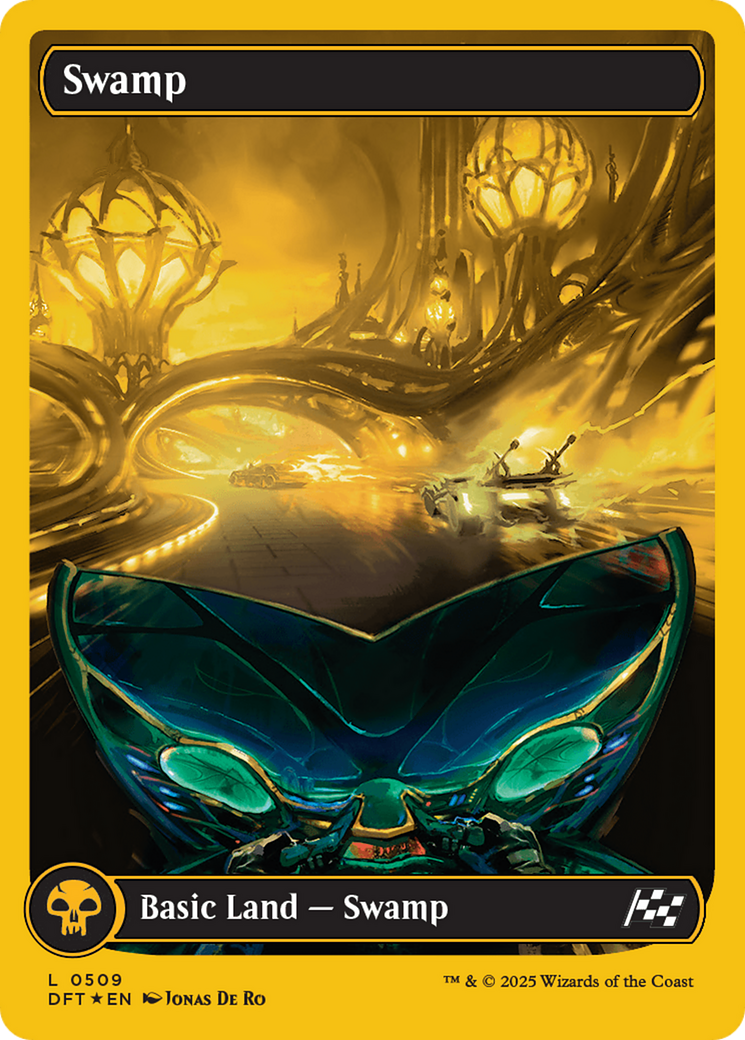 Swamp (0509) (First-Place Foil) [Aetherdrift] | Devastation Store