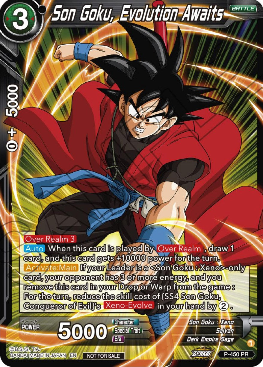 Son Goku, Evolution Awaits (P-450) [Tournament Promotion Cards] | Devastation Store